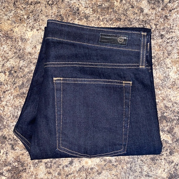 AG Adriano Goldschmied Mari High Rise Dark Wash Straight Jeans Women’s Size 32 - Picture 16 of 16